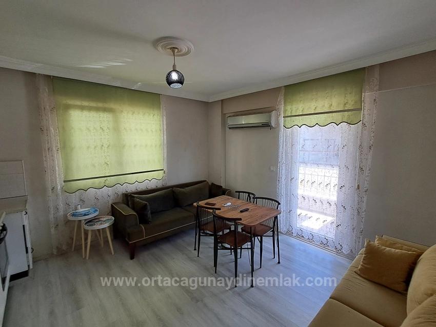 Furnished 1+1 Apartment For Rent In Ortaca Cumhuriyet