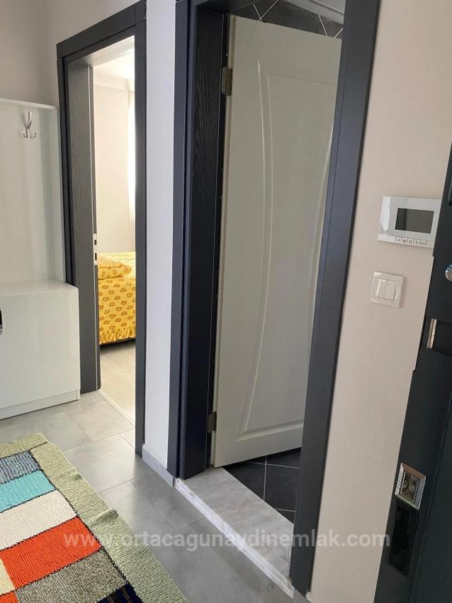 Large, Furnished 1+1 Apartment For Sale In Dalaman Karaçalı