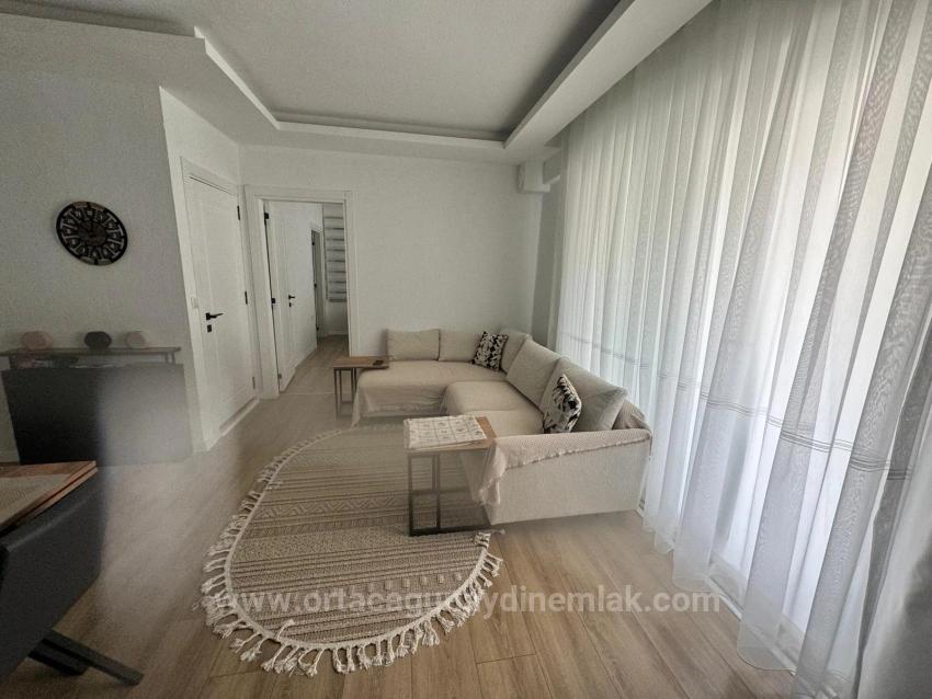 Large 1+1 Flat With Wardrobe And Shutters, Unfurnished For Rent In Ortaca Çaylı