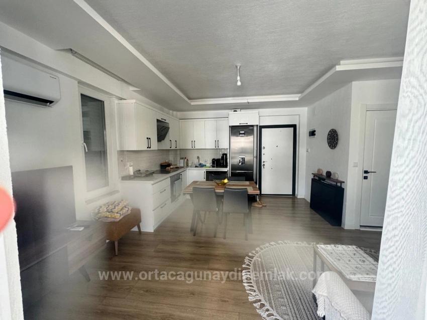 Large 1+1 Flat With Wardrobe And Shutters, Unfurnished For Rent In Ortaca Çaylı