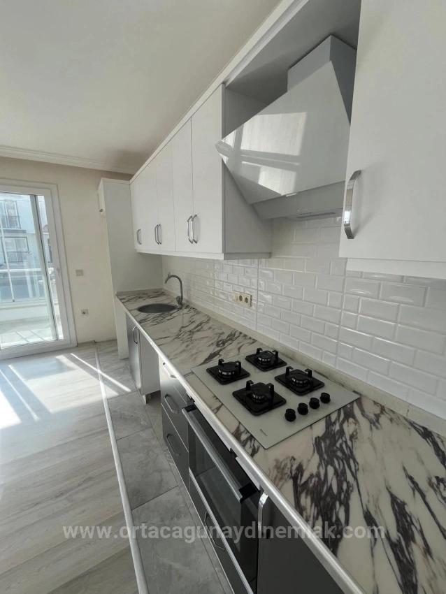 1+1 Apartment With Glass Balcony In Ortaca Karaburun