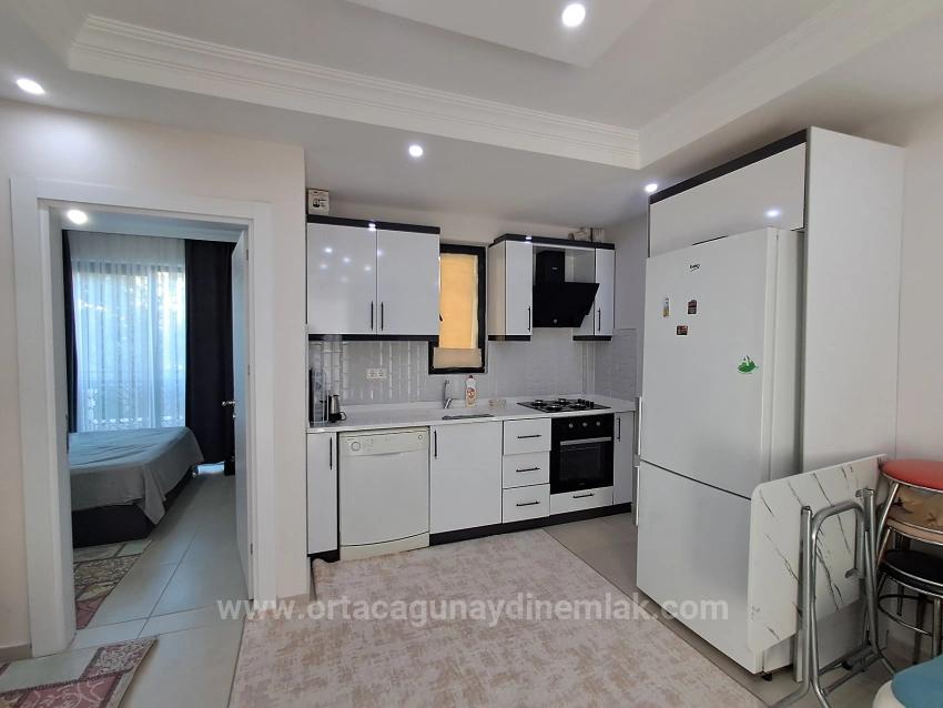 Large, Unfurnished 1+1 Flat For Sale In Ortaca Karaburun