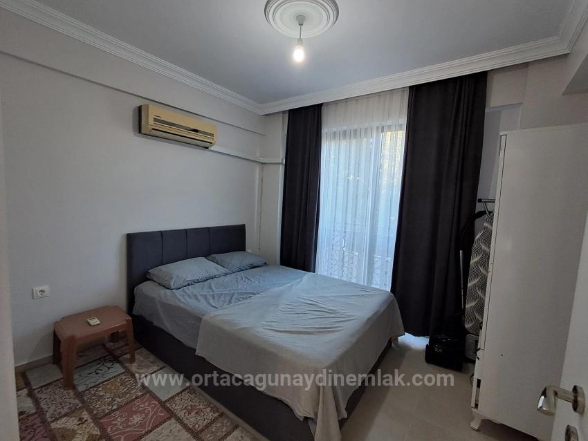 Large, Unfurnished 1+1 Flat For Sale In Ortaca Karaburun