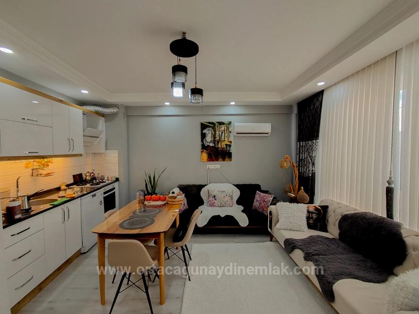 2+1 Apartment For Sale In Terzialiler Neighborhood, Ortaca