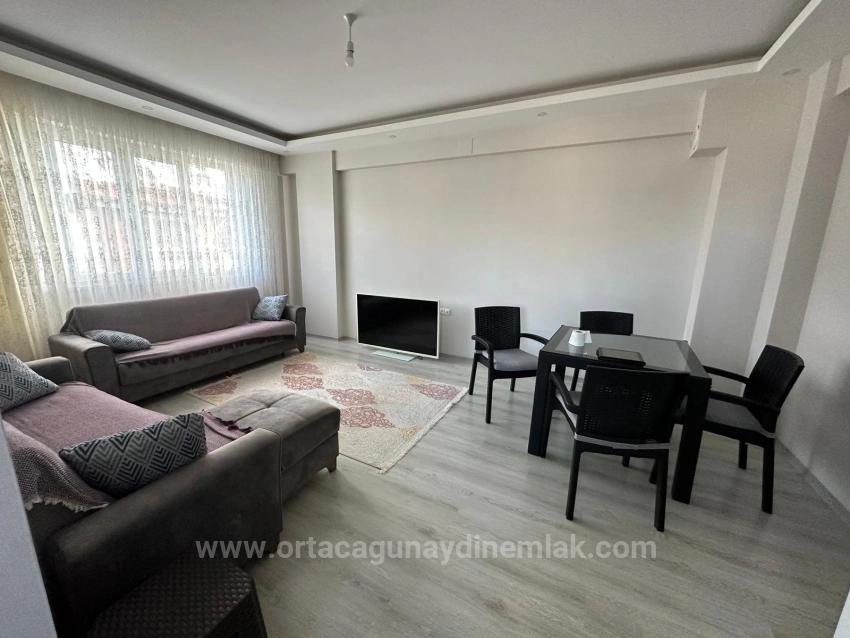 2+1 Apartment With En-Suite Bathroom And Pool For Sale In Ortaca Bahçelievler Neighborhood.