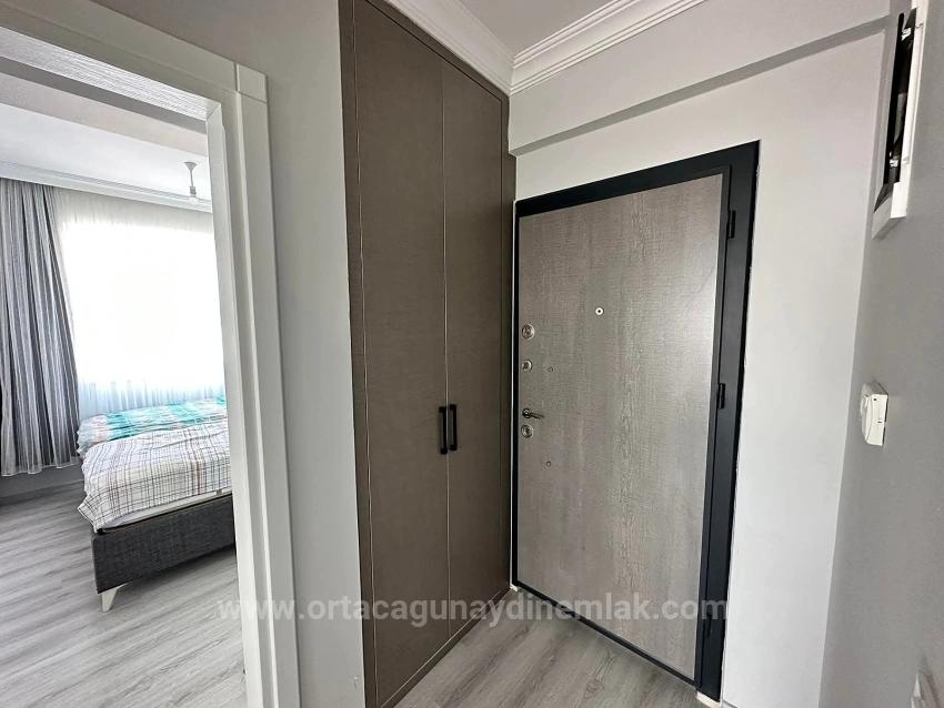 3+1 Apartment For Sale With Pool In Ortaca Karaburun