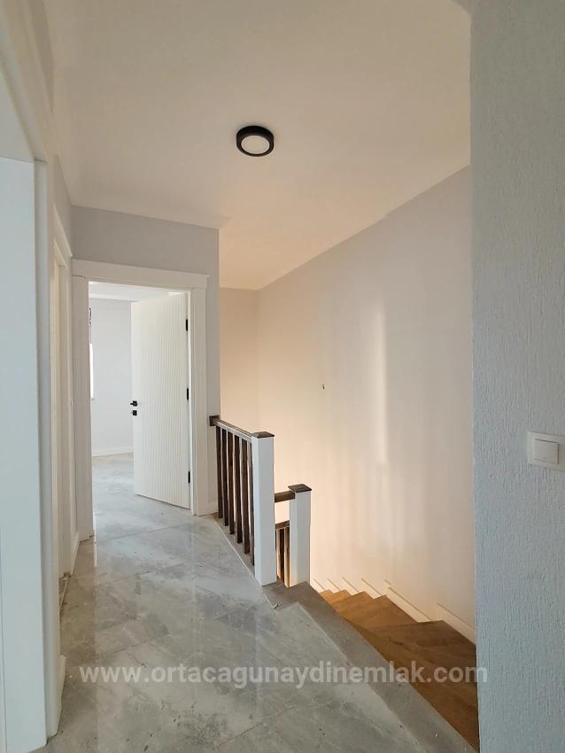 Luxury 3+1 Villa With Covered Parking For Sale In Ortaca Karaburun Neighborhood
