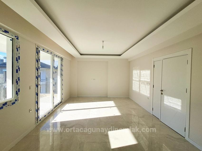 2+1 Brand New Apartment With Pool For Rent In Bahçelievler Neighborhood, Ortaca, Muğla