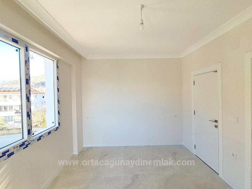 2+1 Brand New Apartment With Pool For Rent In Bahçelievler Neighborhood, Ortaca, Muğla