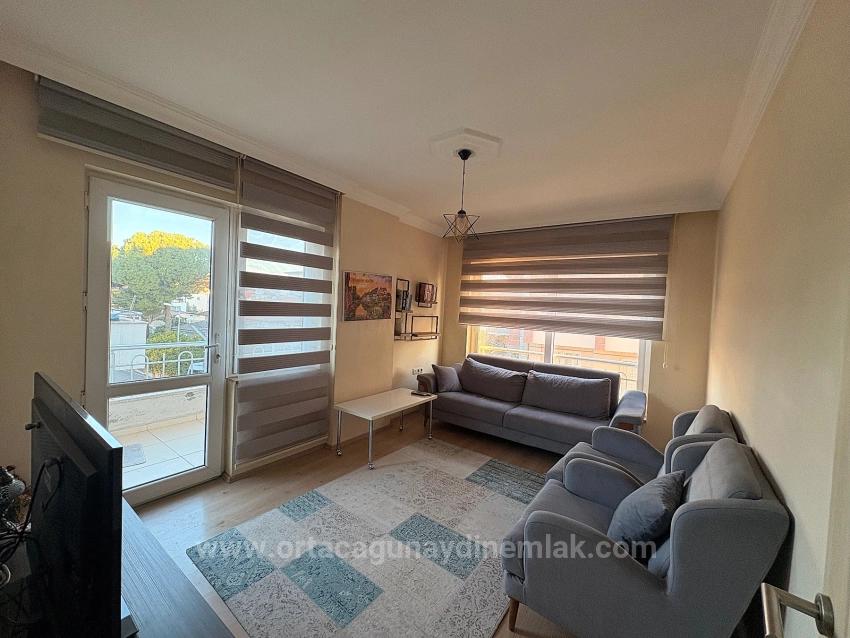 2+1 Furnished Apartment For Sale In Beşköprü Neighborhood, Ortaca, Muğla.