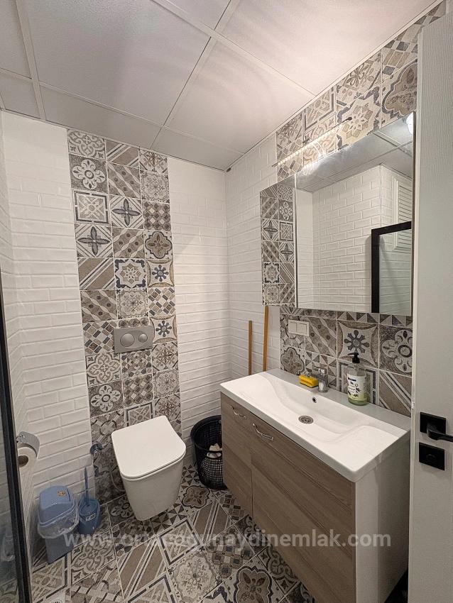 Brand New Furnished 3+1 Apartment With Pool For Sale In Karaburun Neighborhood, Ortaca, Muğla