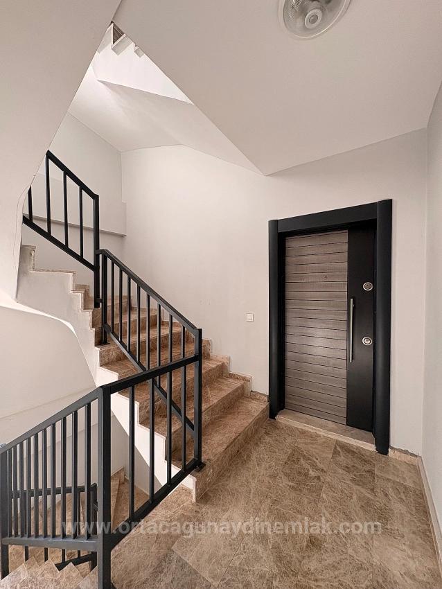 Brand New Furnished 3+1 Apartment With Pool For Sale In Karaburun Neighborhood, Ortaca, Muğla