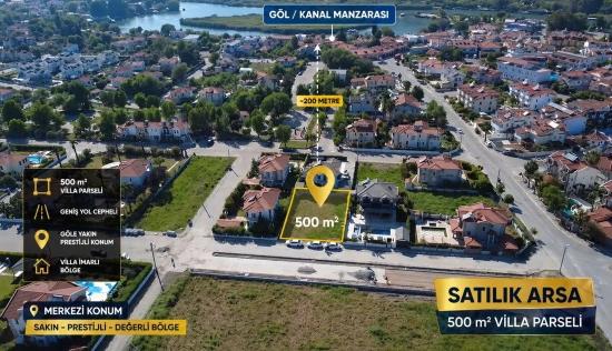 500 M² Villa Zoned Land For Sale In Dalyan Center | 200 M From The Sea