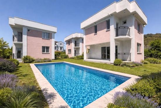 3+1 Fully Detached Villa For Sale In Dalaman Altıntas Neighborhood With Shared Pool