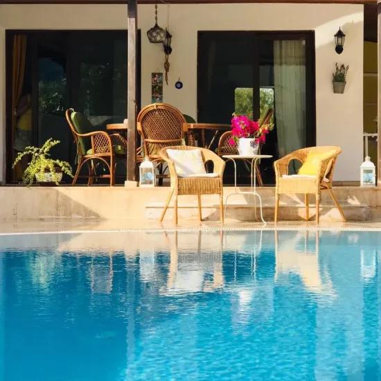 Detached 5+1 Triplex Villa With Pool For Sale In Dalyan Gülpınar Neighborhood.