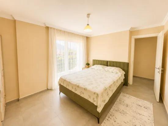 Ortaca Karaburun has fully furnished rental 1+1 flat