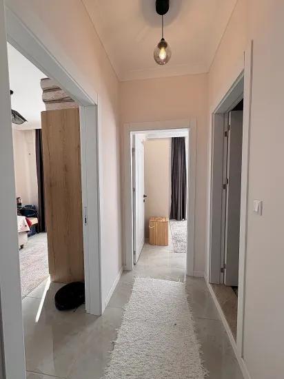 Apartment with pool 2+1 for sale In Ortaca Çaylı, title deed, mezzanine floor