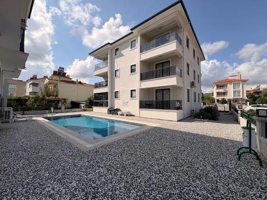 In Ortaca Beşköprü, Pool 2+1 Rental Apartment, Centrally Located
