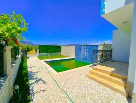 1 1 Villa For Sale With Duplex Pool In Ortaca Feziye