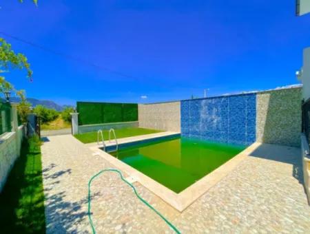 1 1 Villa For Sale With Duplex Pool In Ortaca Feziye