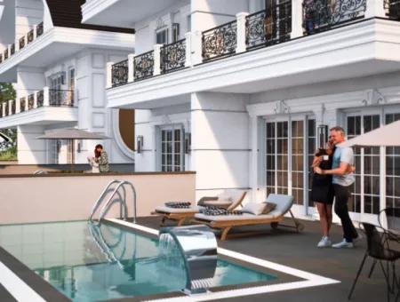4 In 1 Triblekx Luxury Villas For Sale In Alanya Antalya