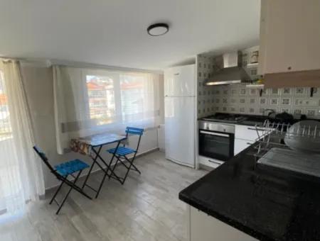 2 1 Furnished Apartment For Rent In Ortaca Cumhuriyet Neighborhood