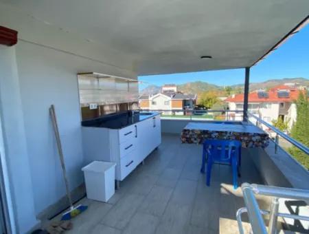 2 1 Furnished Apartment For Rent In Ortaca Cumhuriyet Neighborhood