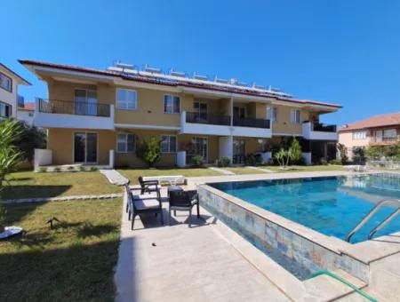Ege Holiday Site Luxury Furnished 2 1 Flat For Rent With Pool