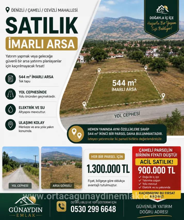 Для продажи Сюжет в Cevizli Çameli - Под Жилье застройку - 544 m²