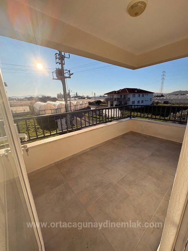 Продается Новая Меблированная Квартира 3+1 С Бассейном В Районе Карабурун, Ортаджа, Мугла.