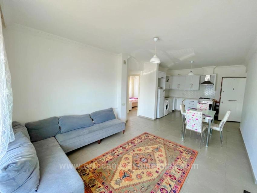 Ortaca Karaburunda Eşyalı 2+1 Geniş Satılık Daire