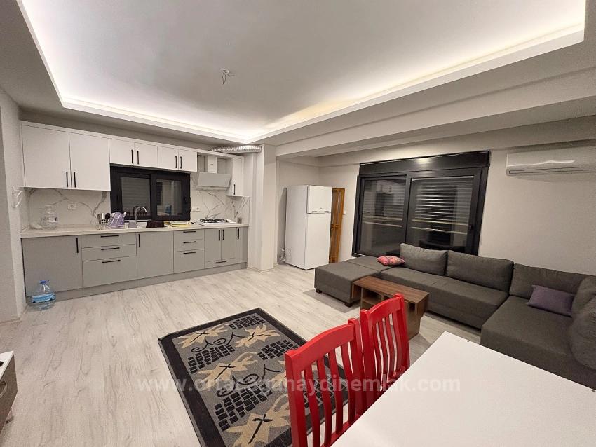 Ortaca Karaburun Mah. Eşyalı Satılık 1+1 Geniş Daire