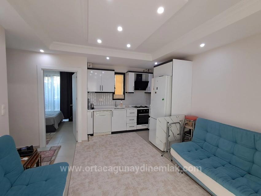 Ortaca Karaburunda Turizim İşletme Belgeli Satılık 1+1 Eşyalı Daire