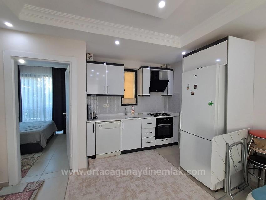 Ortaca Karaburunda Turizim İşletme Belgeli Satılık 1+1 Eşyalı Daire