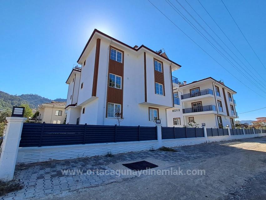 Ortaca Çaylıda Havuzlu 1+1 Satılık Sıfır Daire