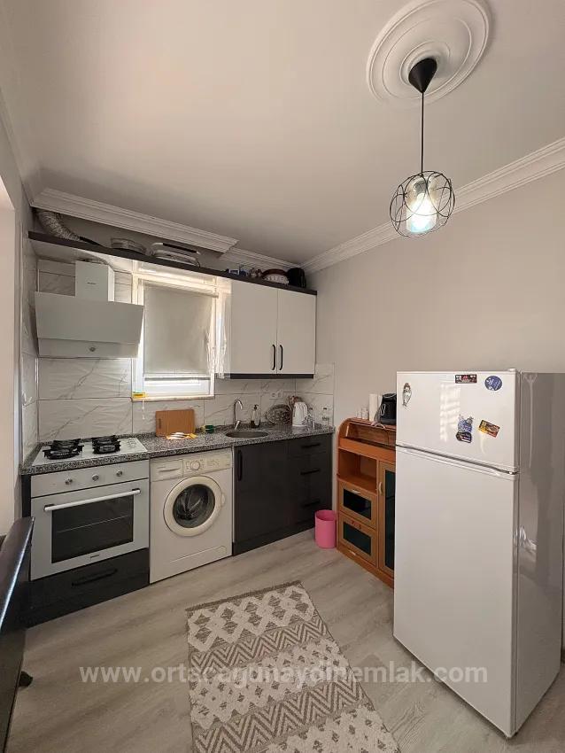 Ortaca Cumhuriyet'te Kiralık 1+1 Daire - Full Eşyalı