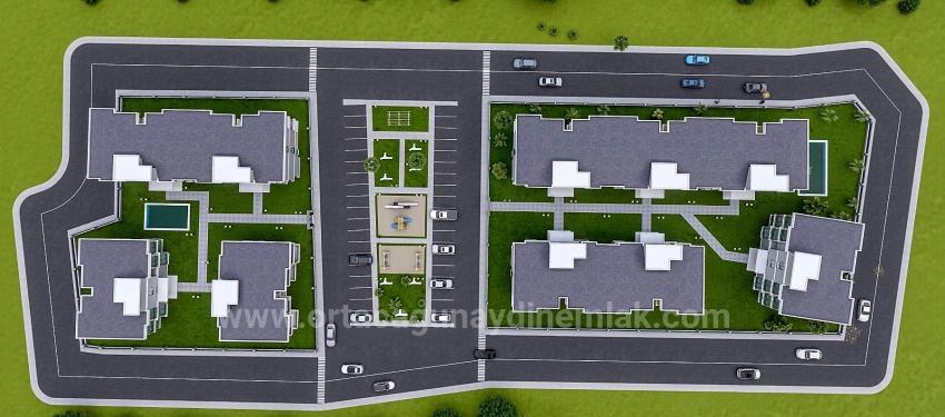 Ortaca Arıkbaşıda 2+1 Lüks Havuzlu Satılık Daire