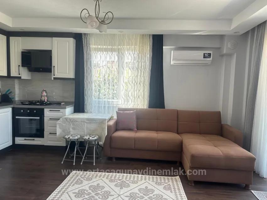 Dalaman Hürriyet De Kiralık 1+1 Daire - Full Eşyalı