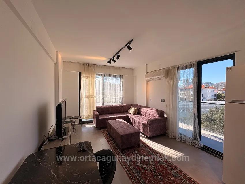 Ortaca Karaburun'da Eşyalı Satılık 1+1 Daire Modern