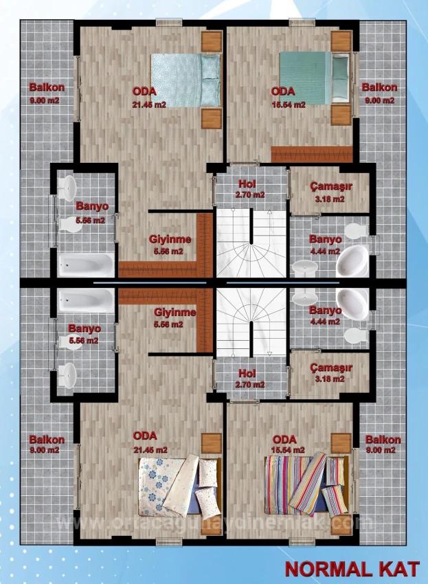 Ortaca Çaylıda 160 M² Lüks 3+1 Satılık Villa