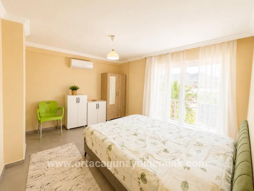 Ortaca Karaburun da full eşyalı kiralık 1+1 daire