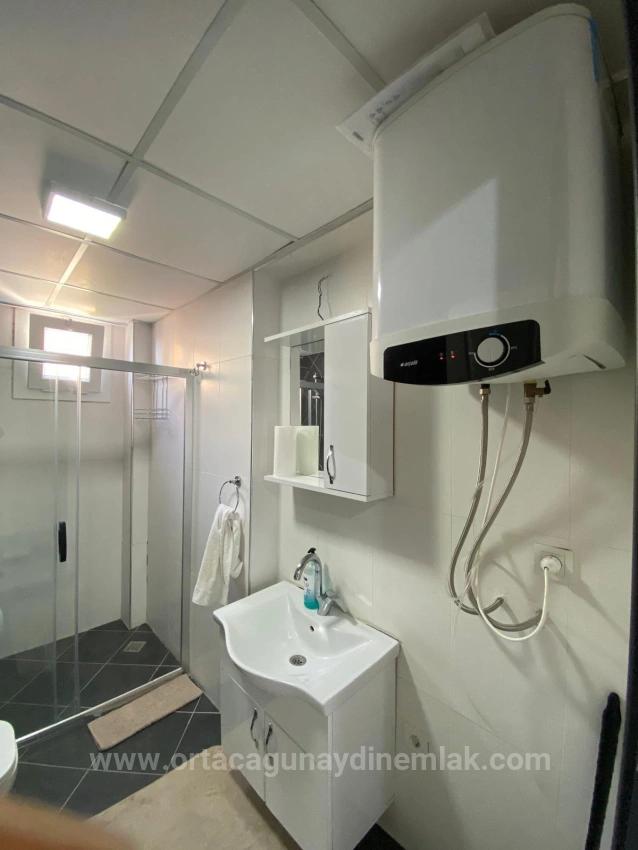 Dalaman Karaçalıda Eşyalı Geniş Satılık 1+1 Daire