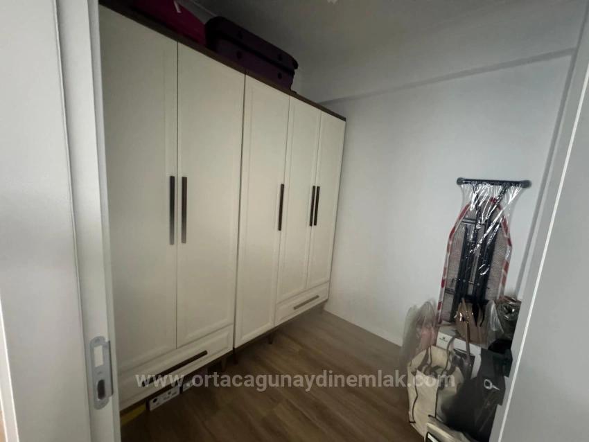 Ortaca Çaylıda Geniş 1+1 Giysi Odalı Panjurlu Eşyasız Kiralık Daire