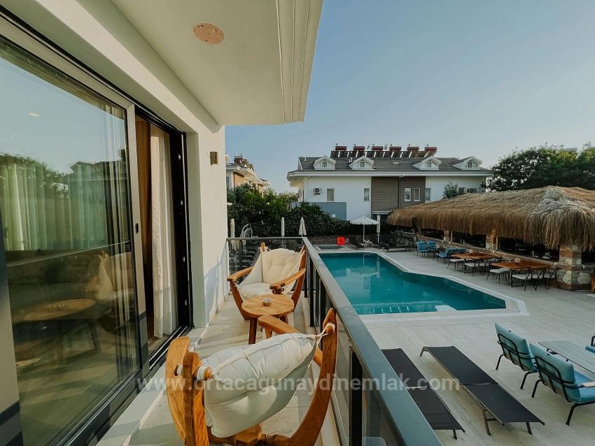 Fethiye Ölüdenizde 1+1 Havuzlu Kiralık Apartlar
