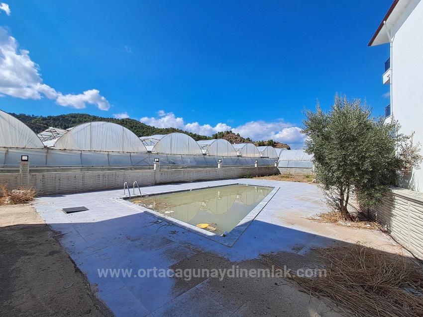 Ortaca Karaburunda Yüzme Havuzlu 1+1 Sıfır Satılık Daire