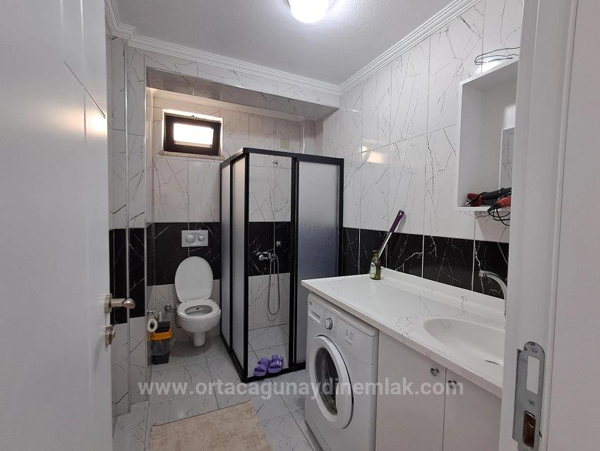 Ortaca Karaburun Da Geniş Eşyasız 1+1 Satılık Daire