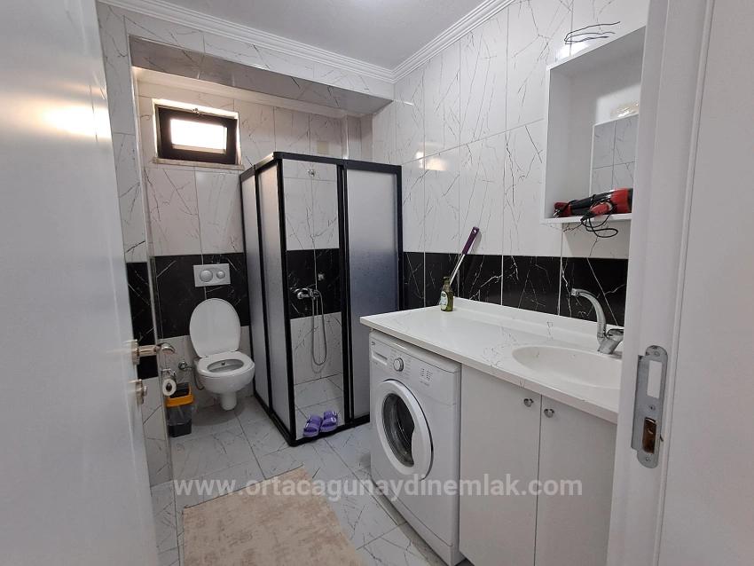 Ortaca Karaburun Da Geniş Eşyasız 1+1 Satılık Daire