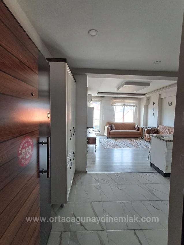 Ortaca Merkez De Eşyalı Kiralık Geniş 1+1 Daire