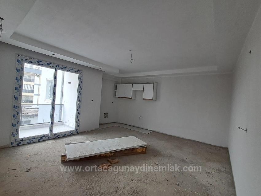 Muğla Dalaman Karaçalı Mahallesinde Sıfır Geniş 1+1 Satılık Daire