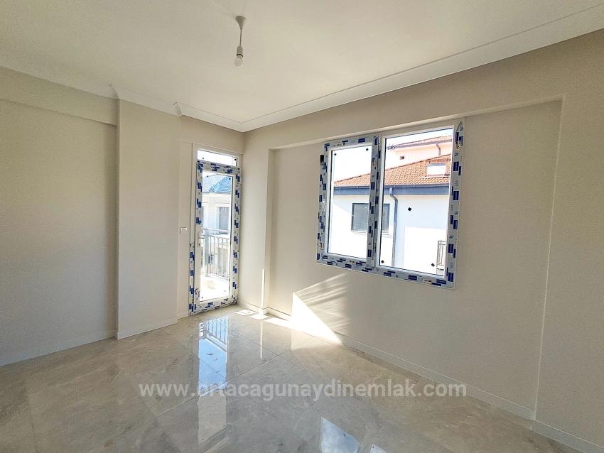 Muğla Ortaca Bahçelievler Mahallesinde 2+1 Sıfır Havuzlu Kiralık Daire